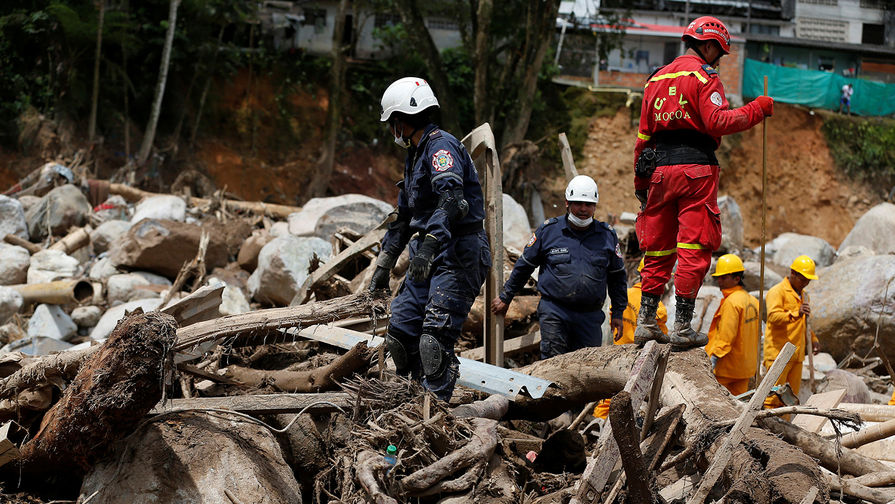 Поисково-спасательная операция после наводнения в&nbsp;Мокоа, 2&nbsp;апреля 2017&nbsp;года