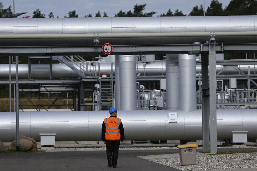 Газопровод «Северный поток — 2» в Лубмине, Германия