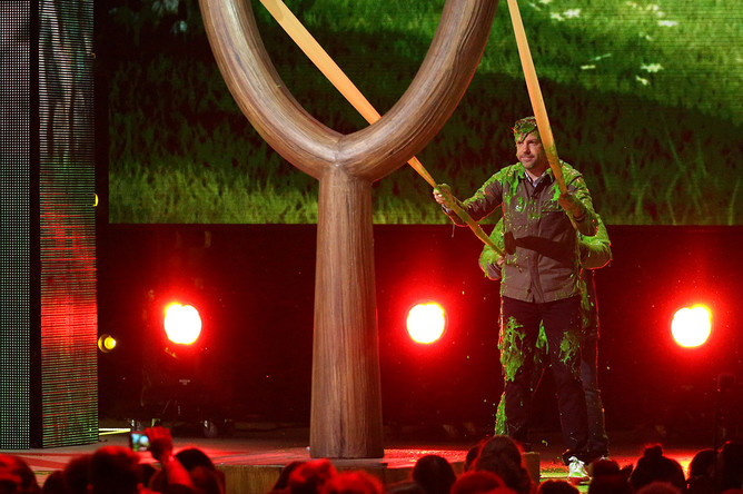 Актер Джейсон Судейкис на церемонии вручения премии Kids' Choice Awards 2016