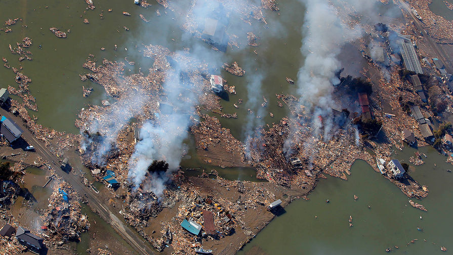 Город Сендай, префектура Мияги, Япония, 12 марта 2011 года