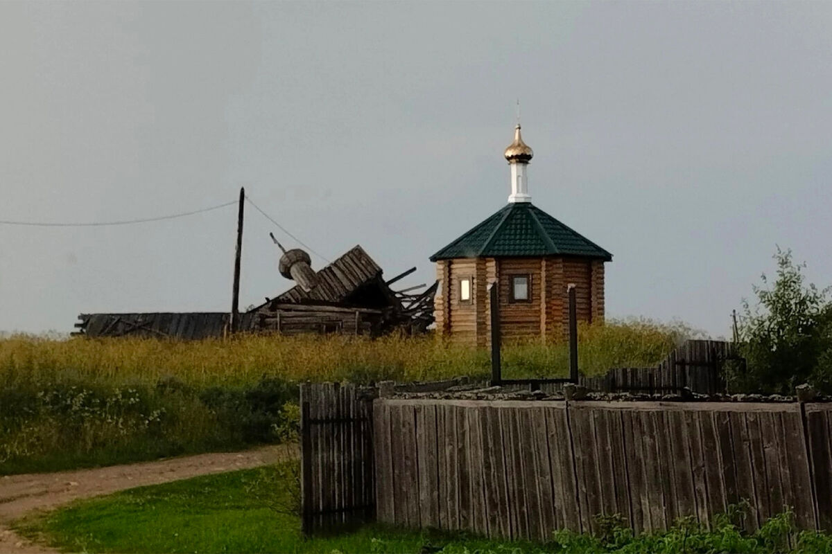 В Архангельской области рухнула церковь Василия Блаженного - Газета.Ru |  Новости