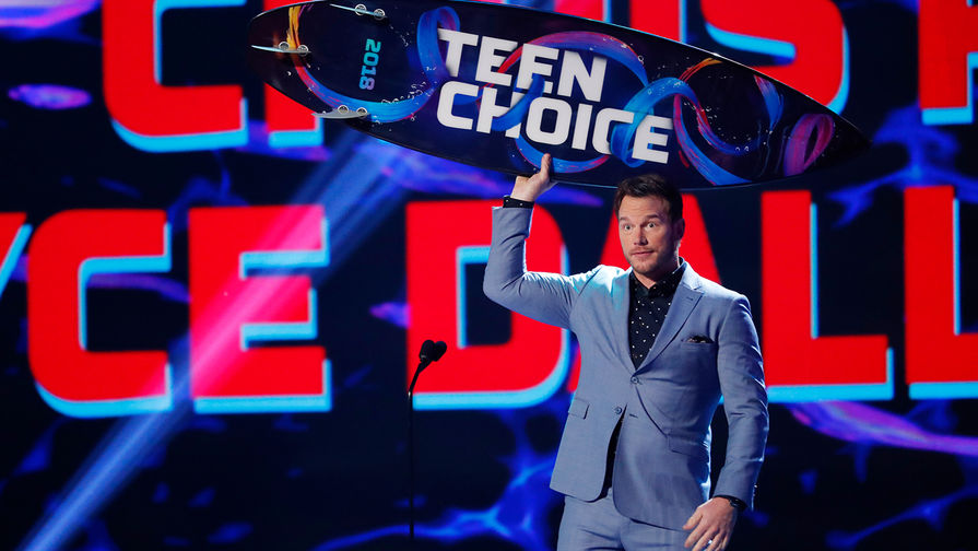 Актер Крис Прэтт на церемонии Teen Choice Awards — 2018, 13 августа 2018 года