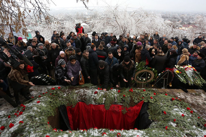 Похороны жертвы теракта в Волгограде, 31 декабря 2013 года