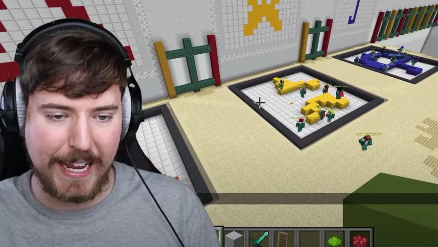 Видео с Игрой в кальмара, сделанной в Minecraft, собрало более 8 млн просмотров за сутки