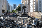 Последствия ракетных ударов в Ашкелоне, Израиль, 7 октября 2023 года
