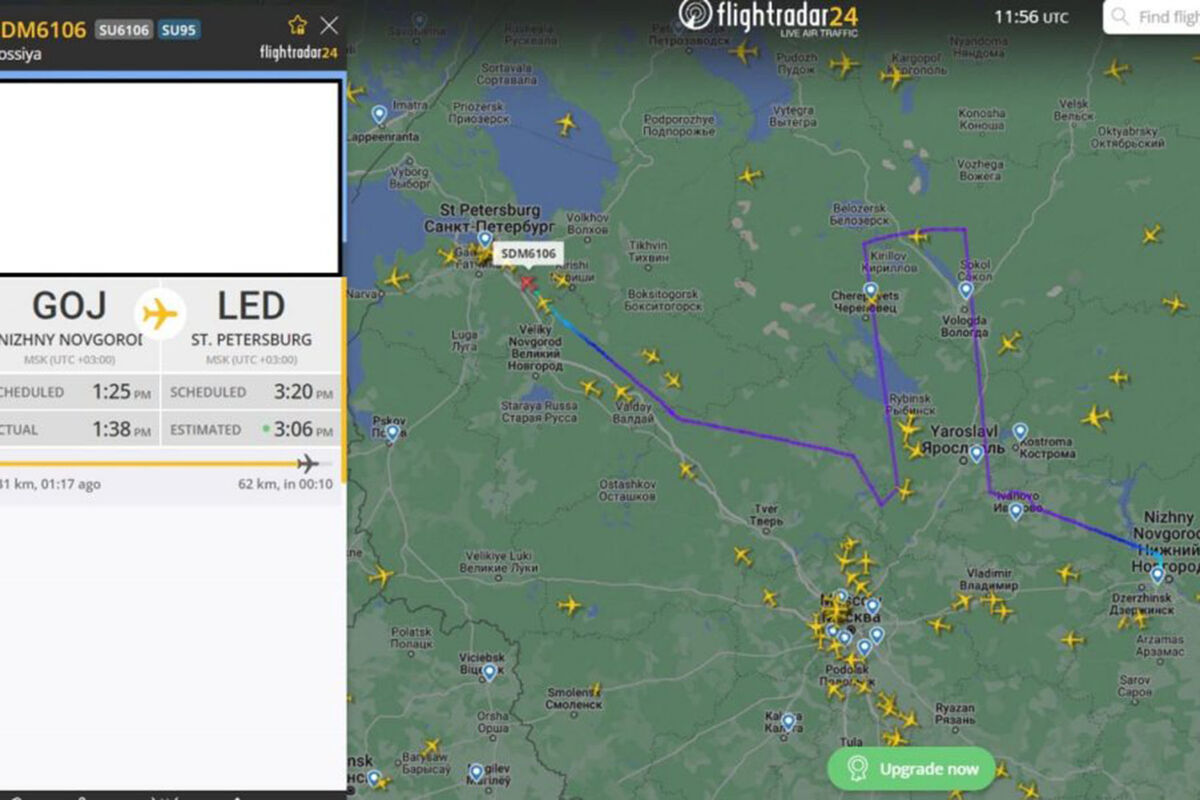В Москву через Хельсинки: самолеты «России» второй день летают по странным  траекториям - Газета.Ru | Новости