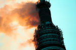 27 августа 2000 года в башне на высоте 460 м произошел пожар — тогда полностью выгорели 3 этажа. Помещения были восстановлены к 2008 году