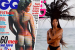 <b>Наоми Кэмпбелл, GQ 1994 и i-D Magazine 2021</b>
<br>
Супермодель Наоми Кэмпбелл в любом возрасте одинаково удачно выглядит на откровенных фотографиях. Обложки GQ и i-D Magazine за 1994-й и 2021-й— наглядное тому подтверждение. 