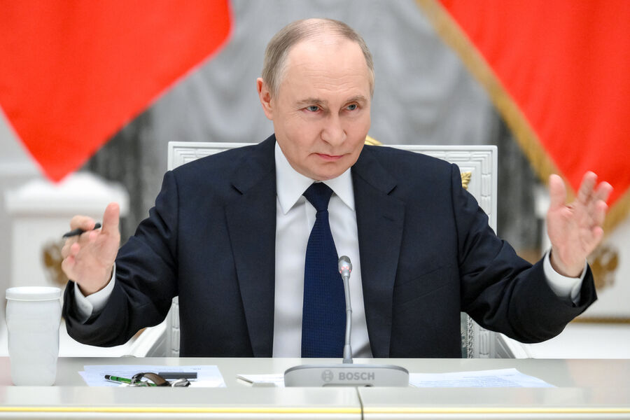 Путин встретился с представителями бизнеса