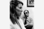 Хантер Томпсон во время слушаний о разводе с Роксанн Пулитцер во Флориде, 1982 год