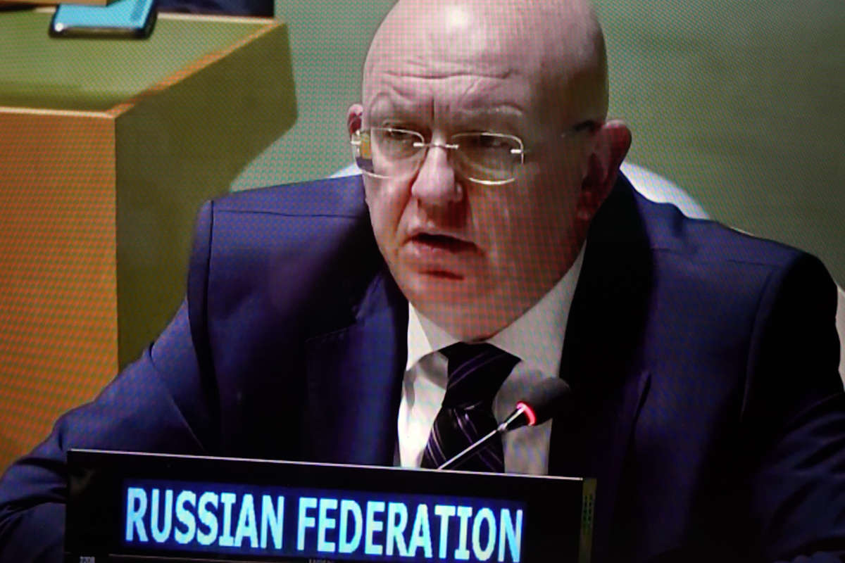 Постоянный представитель России при ООН Василий Небензя