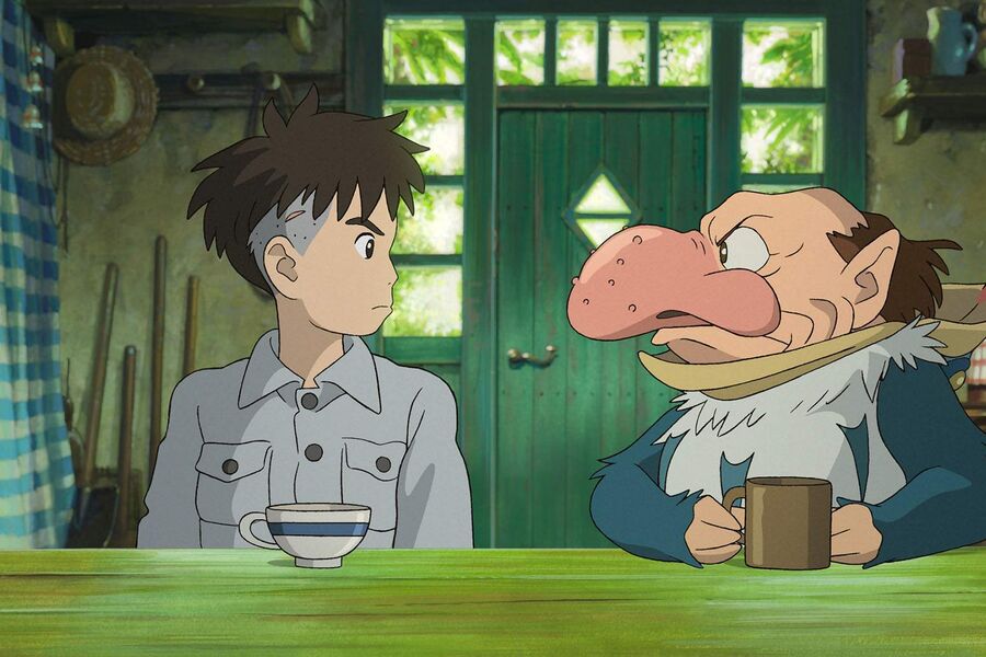 Кадр из мультфильма Хаяо Миядзаки «Мальчик и птица»