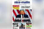 Обложка французского издания Nice-Matin, посвященная победе Дональда Трампа на выборах в США 