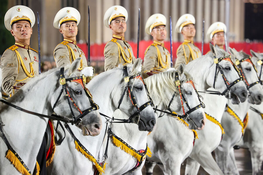 Военный парад в&nbsp;честь 80-летия создания Трудовой партии Кореи, Пхеньян, КНДР, 10&nbsp;октября 2025&nbsp;года