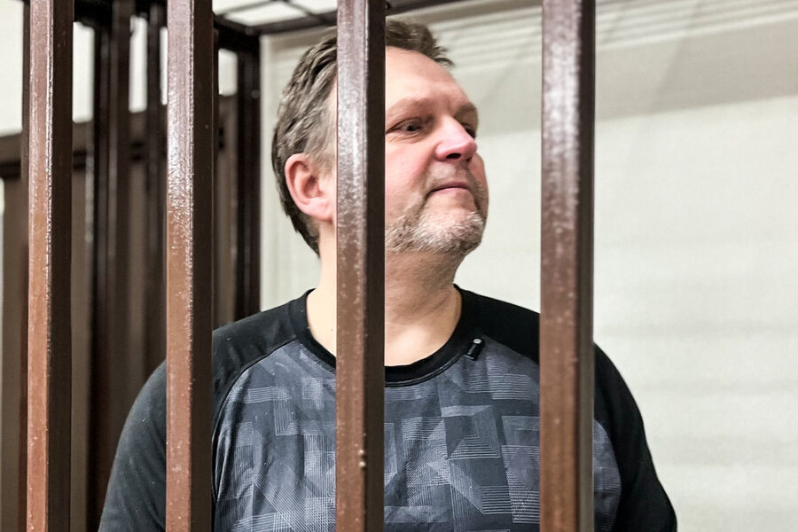 Экс-губернатор Кировской области Никита Белых во время оглашения приговора в Октябрьском районном суде, 26 декабря 2023 года