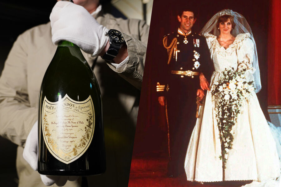 Редкое шампанское к свадьбе принца Чарльза и Дианы Спенсер не удалось продать на аукционе
