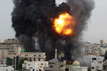 В офис премьер-министра ХАМАС израильтяне послали 4 ракеты. Здание сметено до основания
