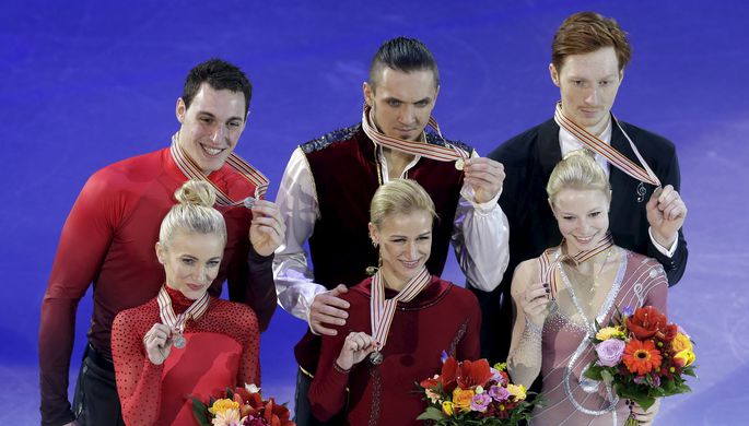 Татьяна Волосожар и Максим Траньков стали чемпионами Европы по фигурному катанию