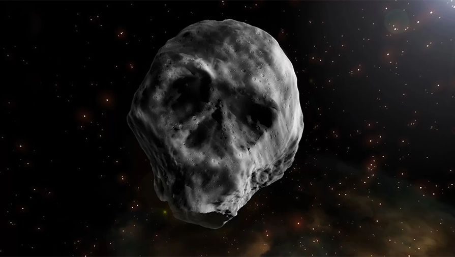 Астероид TB145, визуализация