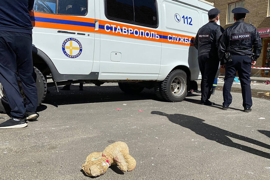Последствия взрыва в&nbsp;квартире многоэтажного жилого дома на&nbsp;улице Тухачевского в&nbsp;Ставрополе, 21&nbsp;мая 2025&nbsp;года 