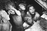 Дети войны. Во время налета немецкой авиации, 1941 год 