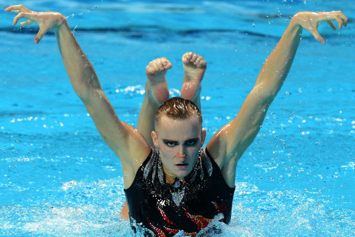 Чемпион мира в синхронном плавании Александр Мальцев