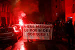 Во время беспорядков в Лионе, 24 апреля 2022 года