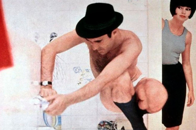 Кадр из фильма «Презрение» (1963)