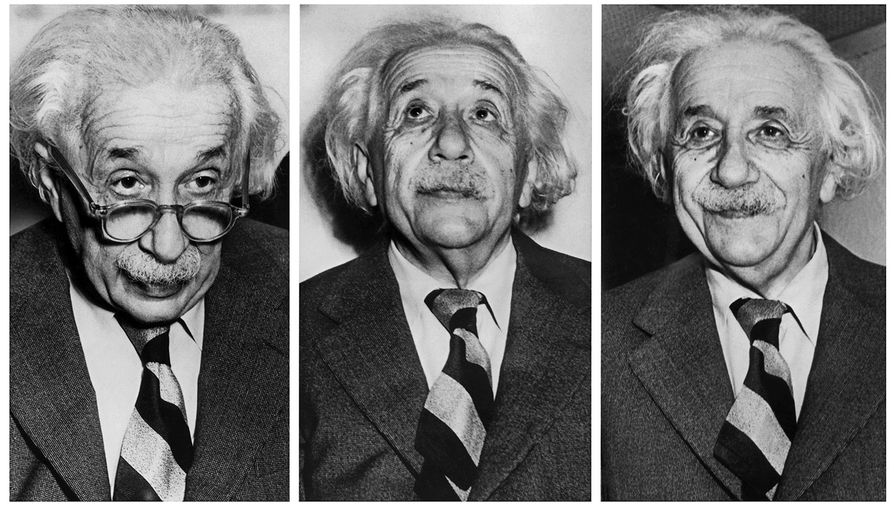 Портреты Альберта Эйнштейна, сделанные в Принстоне, США, в марте 1953 года