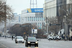 Центр Алма-Аты после протестов, 7 января 2022 года