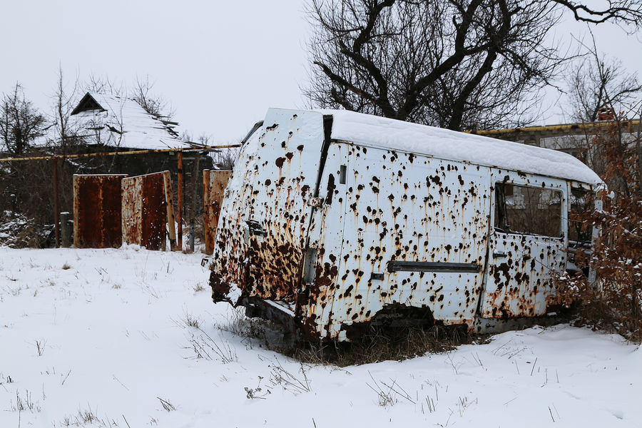 Ситуация на линии соприкосновения в Донецкой области, январь 2022 года