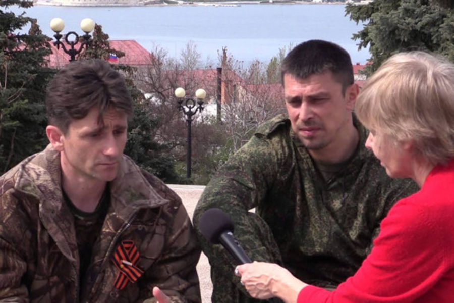 Деян Берич и Александр Франчетти во время интервью в&nbsp;Крыму в&nbsp;2014&nbsp;году
