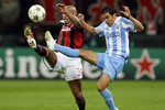 «Милан» и «Малага» боролись изо всех сил