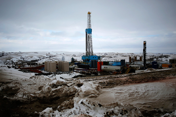 Нефтяная вышка в Северной Дакоте