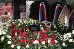 Могила диктора Игоря Кириллова на Новодевичьем кладбище в Москве, 2 ноября 2021 года