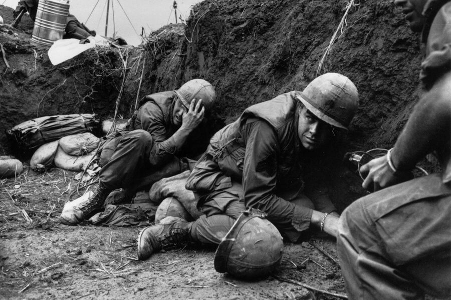 Солдаты армии США во время боевых действий во Вьетнаме, 1968 год