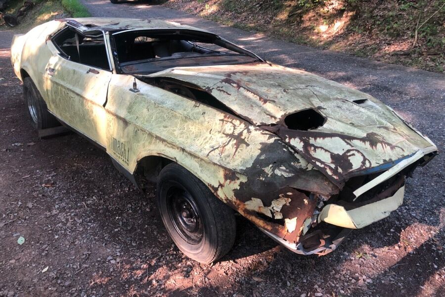 Редчайший Ford Mustang найден в США в состоянии металлолома 