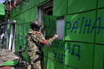 Боец подразделения спецназа «Ахмат» в Судже, 15 марта 2025 года 