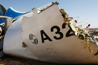 Обломки самолета Airbus A321