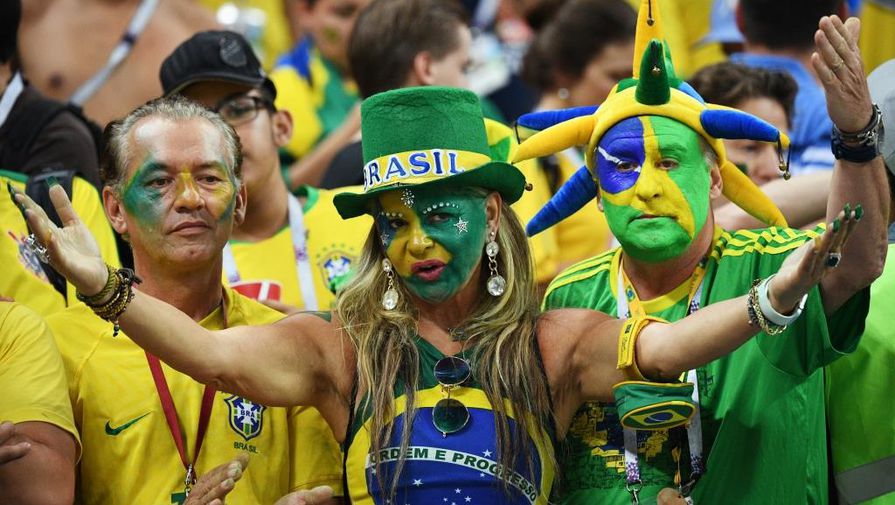 Бразильские фанаты после победы над Сербией выкрикивали оскорбления в адрес Марадоны