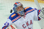 Вратарь СКА Илья Ежов не позволил игрокам ЦСКА одержать победу на своем льду