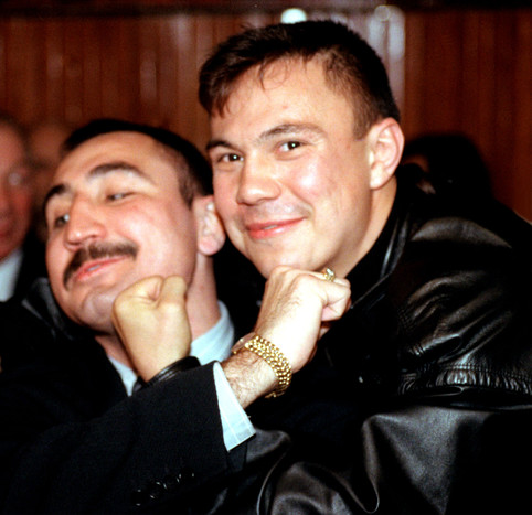 Два ярких представителя отечественного бокса Александр Лебзяк и Костя Цзю