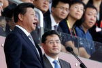 Председатель КНР Си Цзиньпин выступает на церемонии открытия чемпионата мира по легкой атлетике в Пекине – 2015
