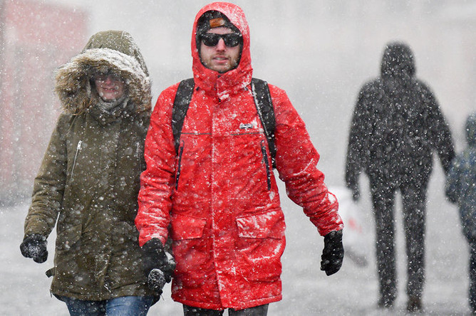 Снегопад в Москве, 1 марта 2019 года