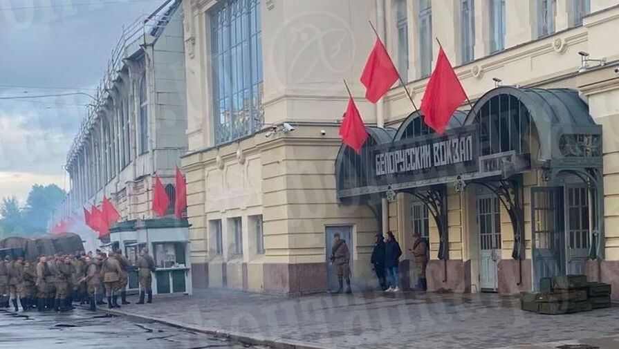 В Петербурге Витебский вокзал переименовали в Белорусский для съемок фильма