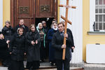 Прощание с Михаилом Задорновым в церкви Александра Невского в Риге, 15 ноября 2017 года