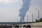 Пожар на складе компании Ozon в районе Новорижского шоссе в селе Петровское в городском округе Истра, 3 августа 2022 года