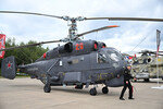 Корабельный противолодочный вертолет Ка-27 на выставке в рамках Международного военно-технического форума «Армия-2023» в Кубинке, 14 августа 2023 год