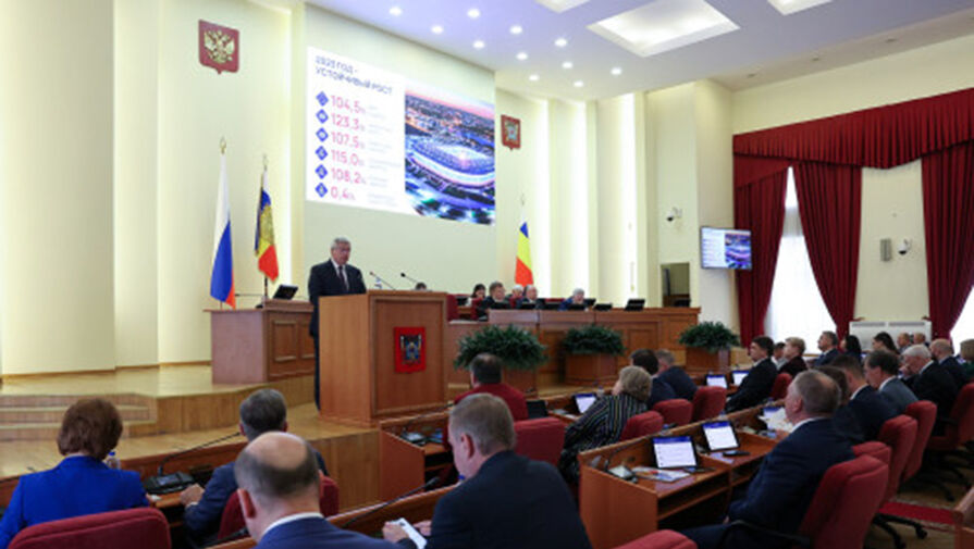 Губернатор Голубев представил отчет о работе правительства Ростовской области