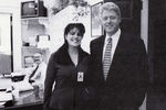 Моника Левински и Билл Клинтон, 1995 год